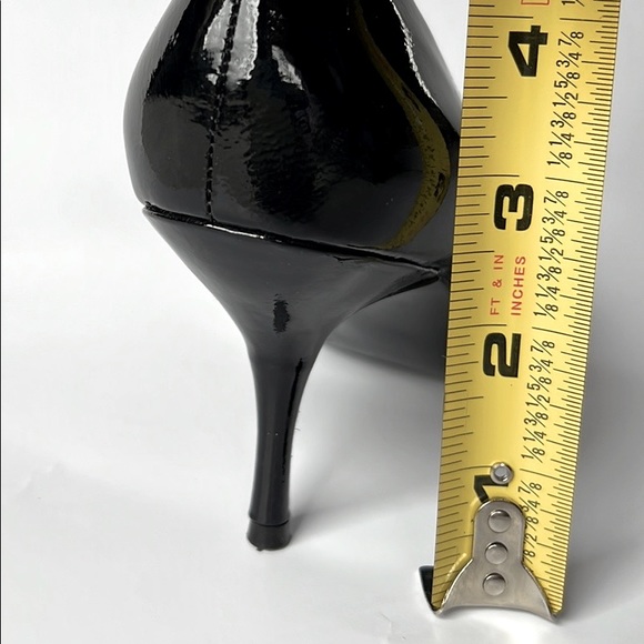 NWOT Coach Patten Leather Black Close Toe 3” High Heels 👠, without Box Sale - Picture 4 of 4